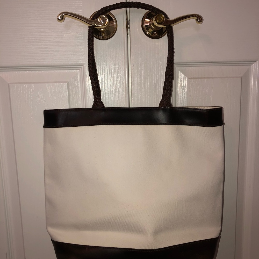 Lauren Ralph Lauren large braided handle tote - Picture 2 of 6